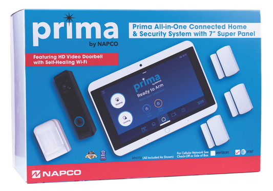 Prima DIY Security Kit + Doorbell Camera (with Pro Monitoring)